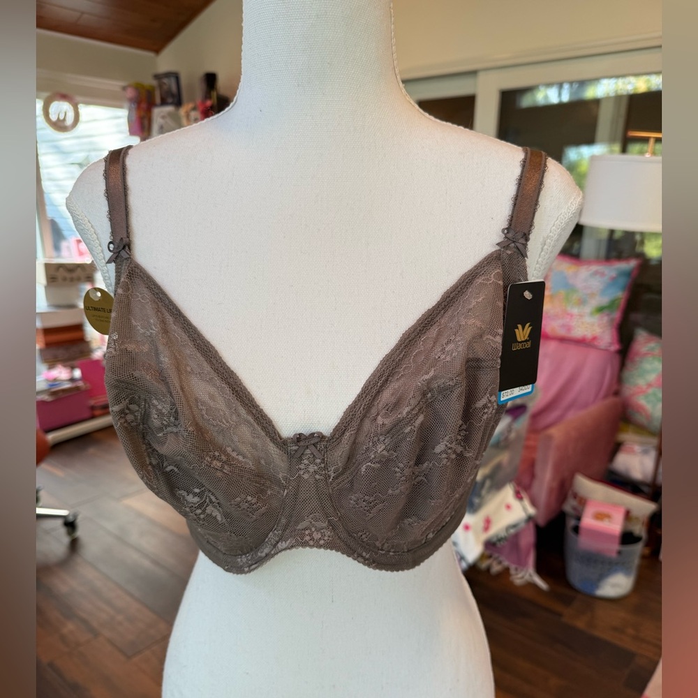 Wacoal Lifted in Luxury Lace Underwire Bra – Size 34DDD (34E UK) - Picture 3 of 9